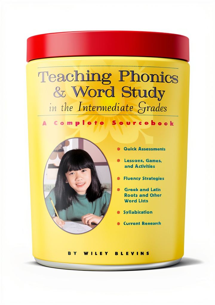 Teacher using Scholastic Phonics Guide on a tablet in a classroom