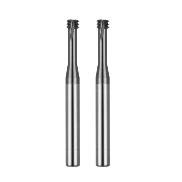 2pcs UNC UNF Thread Milling Cutter Solid Carbide for Stainless Steel UNF10-32-0