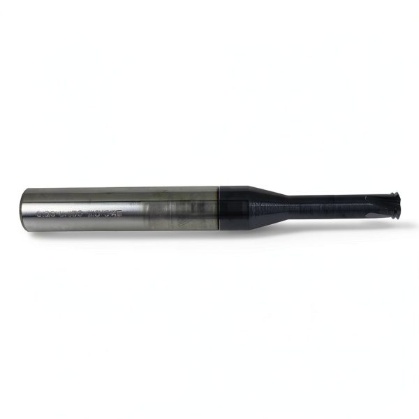 3/8" 14-40 Single Pitch Solid Carbide Thread end Mill - TiALN Coated 4 Flute 290" Cutting Diameter, 3/8" Shank Diameter-3