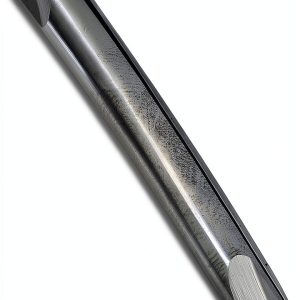 Micro 100 SFA-187-44 Square End Mill - Upcut, 3/16" Cutter Dia, 1/2" LOC, 1 Fl, 1/4" Shank Dia, 2" OAL, Uncoated-0