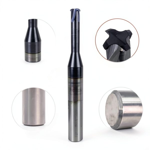 3/8" 14-40 Single Pitch Solid Carbide Thread end Mill - TiALN Coated 4 Flute 290" Cutting Diameter, 3/8" Shank Diameter-7