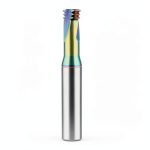 1pcs LUOCUT Carbide 3 Tooth Thread Milling Cutter DLC Coated Metric M2M3M4M5M6M8M10M12 Aluminum Copper Special Purpose-M5×0.8-0